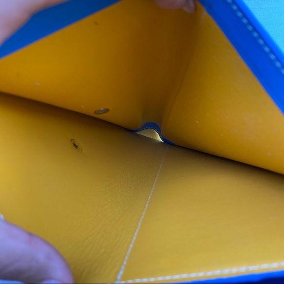 GOYARD Rivoli Wallet Sky Blue passport set - Picture 13 of 15